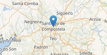 地图 Santiago de Compostela