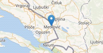 Map Metković