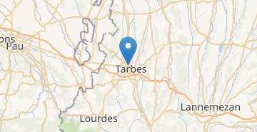 地图 Tarbes