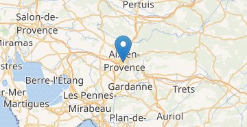 Mapa Aix en Provence