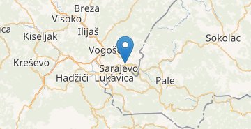 Map Sarajevo