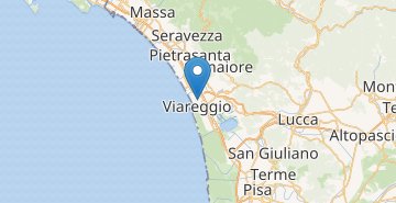 Mapa Viareggio