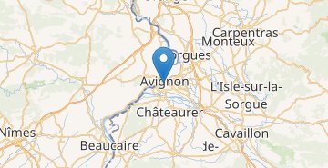 Map Avignon