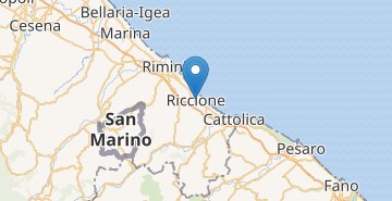 Map Riccione