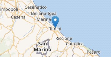 地图 Rimini