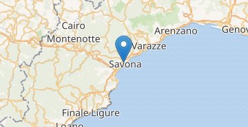 Mapa Savona