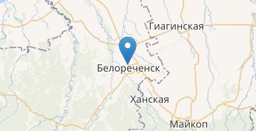 Map Belorechensk