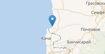 地图 Pischane (Krym)