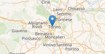 Карта Турин