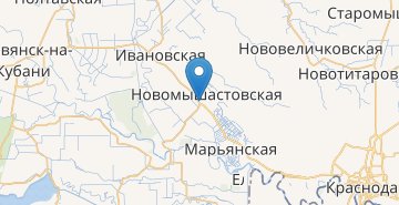 Map Novomyshastovskaya