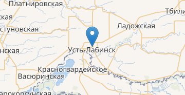 Map Ust-Labinsk