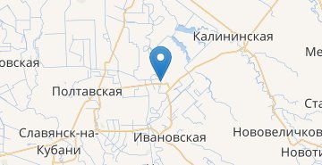 地图 Staronizhestebliyevskaya
