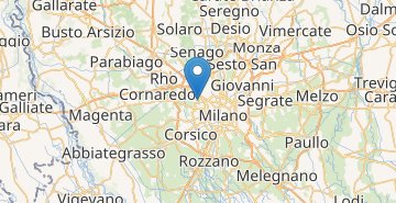 地图 Milano
