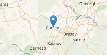 Mapa Codlea