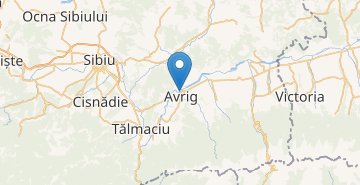 Mapa Avrig