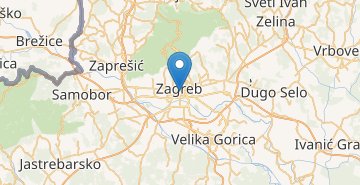 Карта Загреб