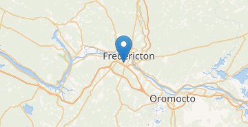 地图 Fredericton