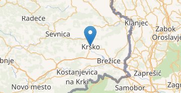 Mapa Krsko
