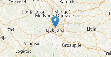Карта Любляна