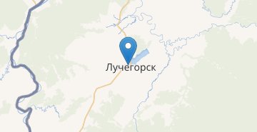 Mapa Luchegorsk