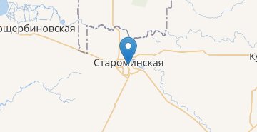 地图 Starominskaya