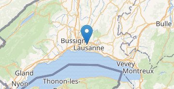 地图 Lausanne