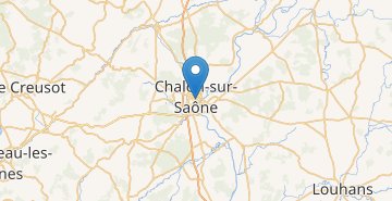 Map Chalon-sur-Saône