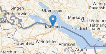 Mapa Konstanz