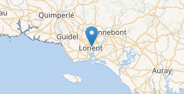 Mapa Lorient
