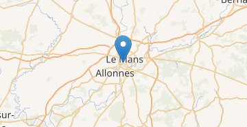 Map Le Mans