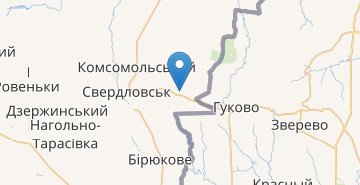 地图 Chervonopartizansk