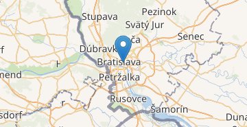 Карта Братислава