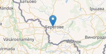 Mapa Berehove