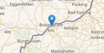 Map Braunau am Inn