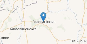 Map Golovanivsk