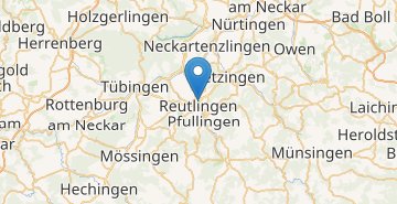 Mapa Reutlingen