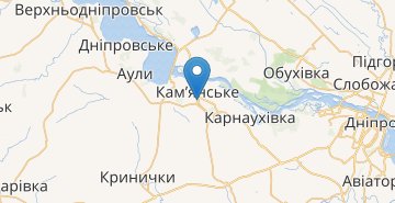 Карта Каменское (Дніпропетровська обл)