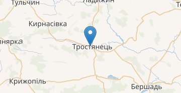 地图 Trostyanets (Trostyanetskiy r-n)
