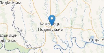Map Kamianets-Podilskiy