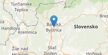 Карта Банска-Бистрица