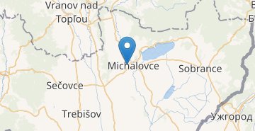 Карта Михаловце