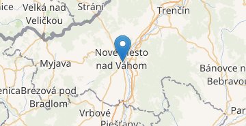 地图 Nové Mesto nad Váhom