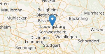 Mapa Ludwigsburg