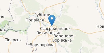 Мапа Сєвєродонецьк