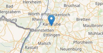 地图 Karlsruhe