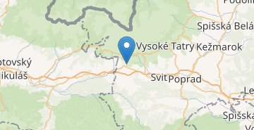 Map Tatranska Strba