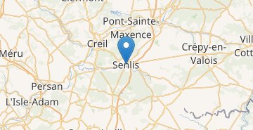 Map Senlis