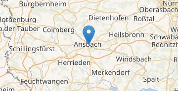 Map Ansbach