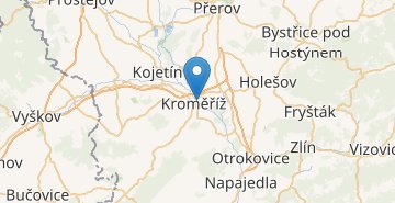 地图 Kroměříž
