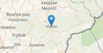 地图 Vsetin